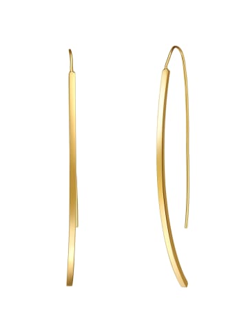 Lulu & Jane Ohrhänger aus Metall-Legierung in gelbgold