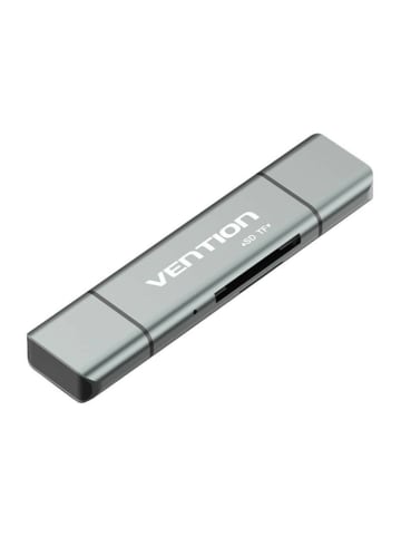 Vention Multifunktionaler SD microSD Kartenleser in Grau
