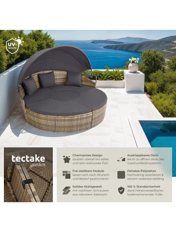 tectake Rattan Sonneninsel Santorin - UV-beständig und widerstandsfähig