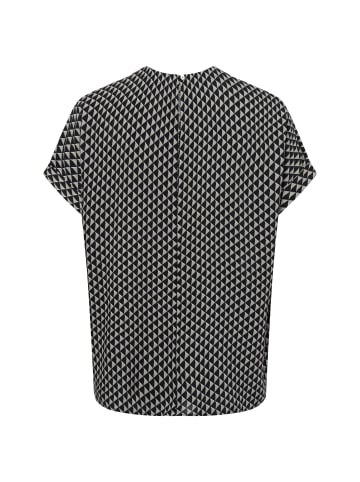 OPUS Blusenshirt Femka minimal in schwarz hellgrau