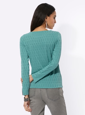 creation L Jacquard-Shirt in salbei