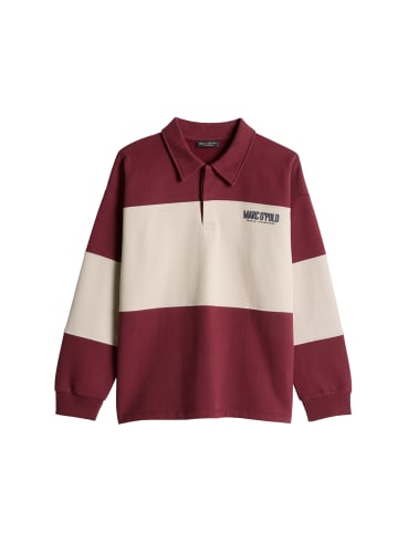 Marc O'Polo TEENS-BOYS Sweatshirt im Polostil in Rot