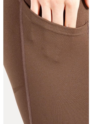 SMILODOX Leggings Adrielle Pocket Seamless in Braun