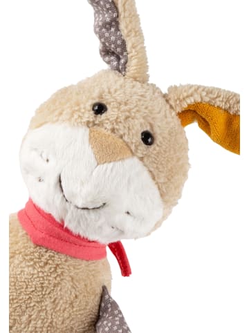 Sigikid Kuscheltier Hase Patchwork Sweety in beige/blau