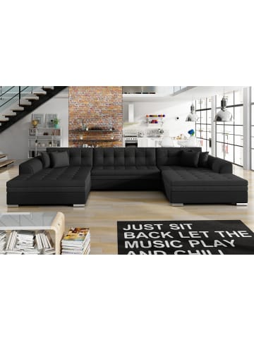 MF Design Wohnlandschaft Venti in Webstoff Grau in Grau -  (L) 355 x (B) 355 x (H) 80 cm