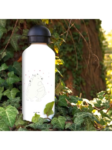 Mr. & Mrs. Panda Kindertrinkflasche Eisbär Umarmen ohne Spruch in Weiß