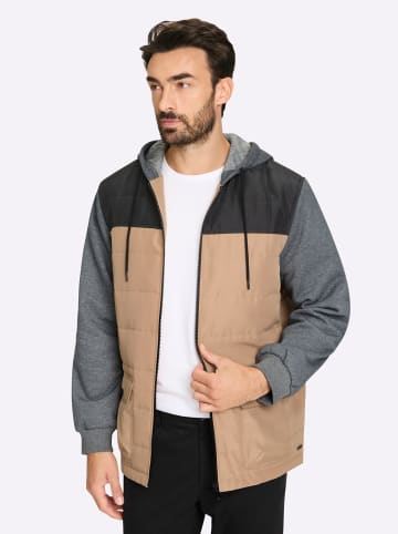 WITT WEIDEN Jacke in camel-anthrazit-meliert