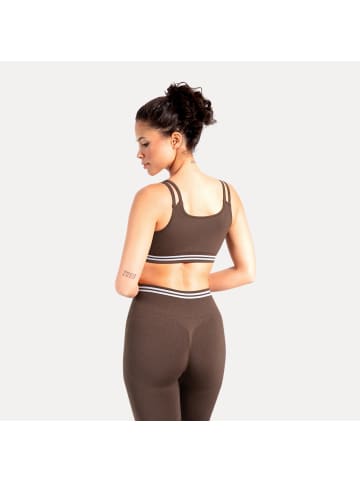 SMILODOX Sport BH Miriel in Dunkelbraun