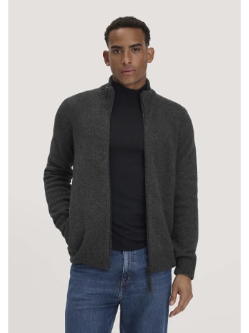 Hessnatur Strick Jacke in anthrazit