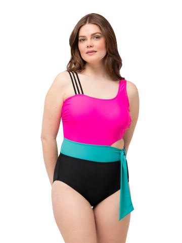 Ulla Popken Badeanzug in neon berry