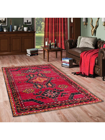 Pergamon Teppich Orient Muster in rot