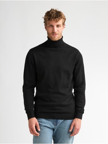 Petrol Industries Feinstrickrollkragenpullover Vail in Schwarz