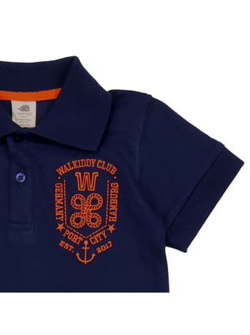Walkiddy Poloshirt Blue Depths-Polo Shirt