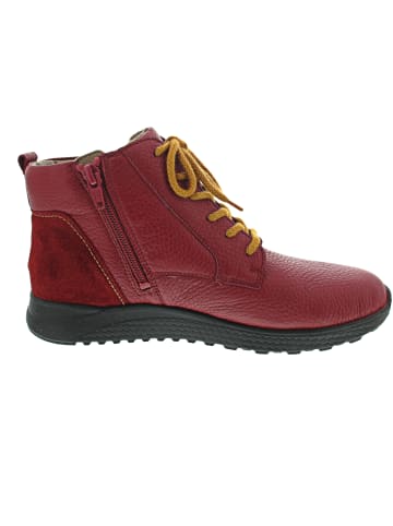 WALDLÄUFER H-Alina Schnürstiefel Rot