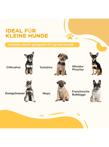 Pawhut Hunde Absperrgitter Kaffee 154,5L x 29,5B x 61H cm