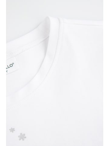 Coccodrillo T-Shirt mit kurzen Ärmeln in weiß