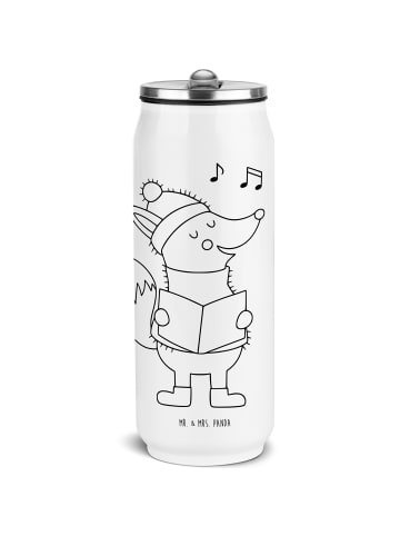 Mr. & Mrs. Panda sport trinkflasche Fuchs Sänger ohne Spruch in Weiß