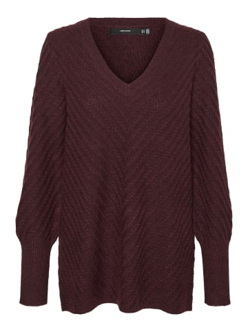 Vero Moda Strickpullover in Winetasting