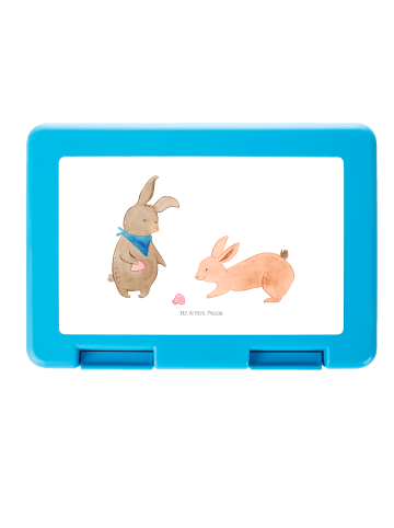 Mr. & Mrs. Panda Aufbewahrungsbox Hasen Muschel ohne Spruch in Weiß