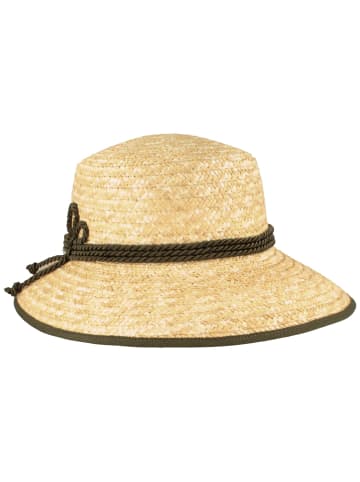 BREITER Trachtenstrohhut in beige
