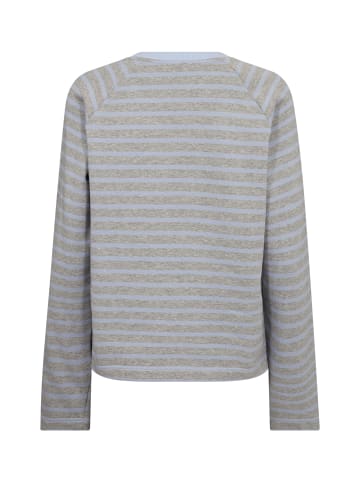 Mos Mosh MMLidy O-LS Mélange Sweatshirt in Eventide