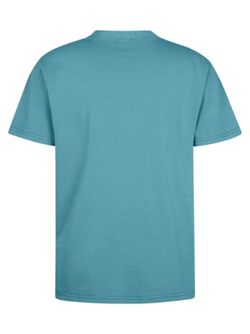 Petrol Industries Lockeres T-Shirt aus Baumwolle tanner in Blau