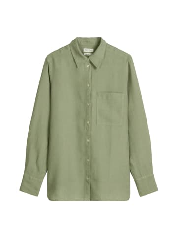 Marc O'Polo Leinen-Bluse regular in Deep Night Blue