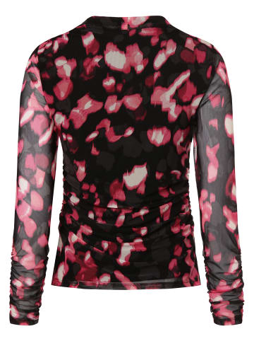 S. Oliver Langarmshirt in schwarz pink