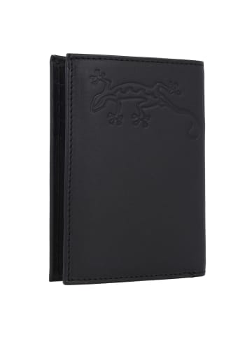 oxmox Leather Geldbörse RFID Schutz Leder 9.5 cm lizard