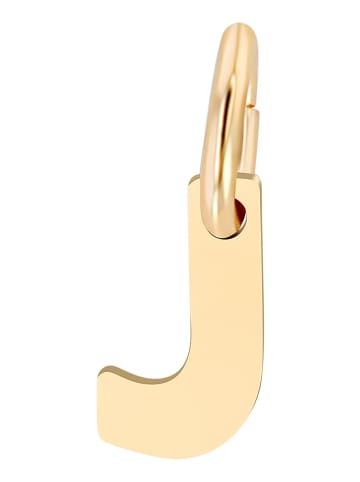 Adeliás Unisex Anhänger – Buchstabe N Buchstabenanhänger aus 375 Gold in gold