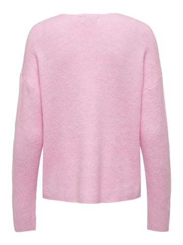 ONLY Strickpullover in Pink Lady
