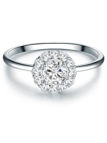 Trilani Ring Sterling Silber Zirkonia in silber