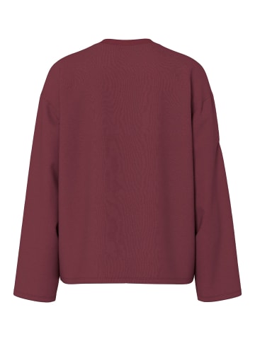 Pieces Oberteil mit langen Ärmeln in Tawny Port