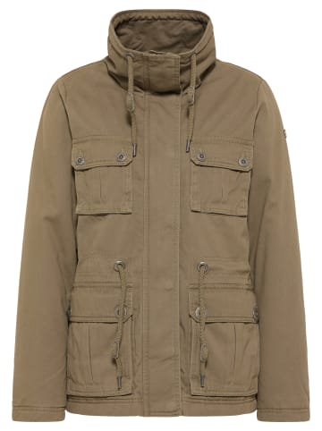 usha BLUE LABEL Damen Wattierte Baumwolljacke in Militäroliv