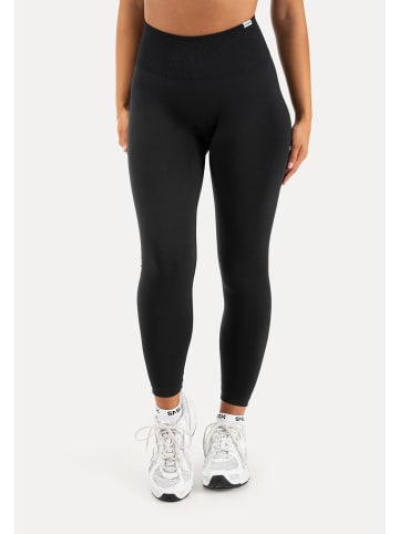 SMILODOX Leggings Seamless Basic Corvessa in Schwarz