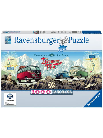 Ravensburger Mit dem VW Bulli über den Brenner. Puzzle 1000 Teile