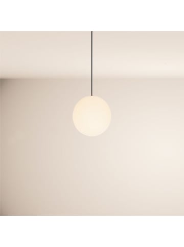 s.LUCE Hängeleuchte Orb Glaskugel in Weiß