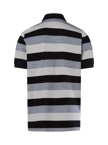 Andrew James Poloshirt in schwarz grau