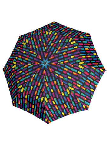 Knirps A.200 M Duomatic - Taschenschirm Regenschirm (joy black) in create black