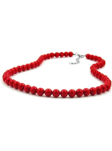 Gallay Kette 8mm rot-glänzend 70cm in rot