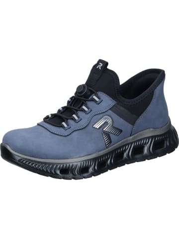 rieker Slipper in blue/negro/schwarz