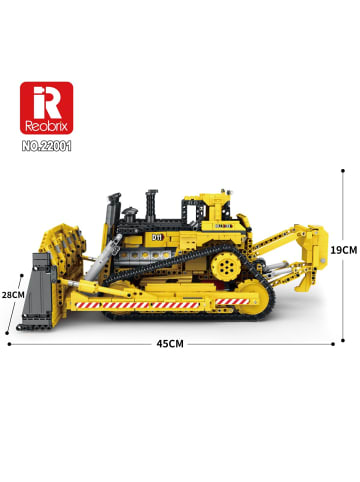 Reobrix Caterpillar Bagger Klemmbaustein Set 1836 Teile