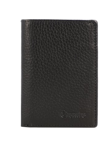 Esquire Oslo Geldbörse RFID Leder 8 cm in schwarz