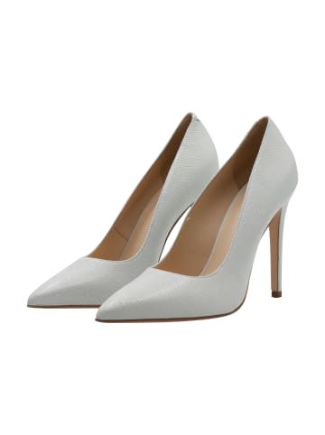 DreiMaster Damen Leder Pumps in Creme