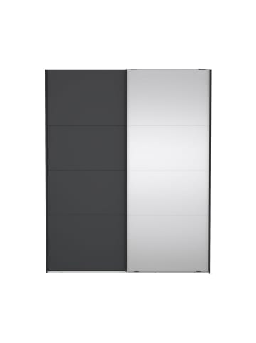 ebuy24 Kleiderschrank Catania Schwarz 179 x 65 cm