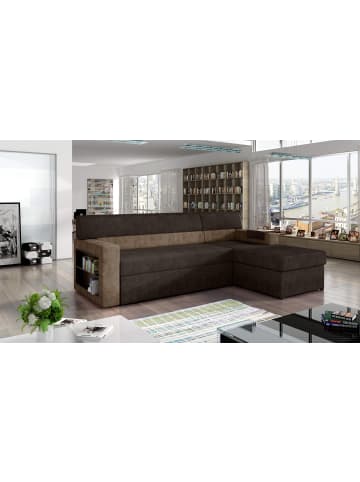 MF Design Narkos Recamiere Rechts in Braun -  (L) 160 x (B) 250 x (H) 85 cm