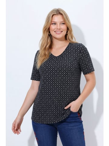 Ulla Popken Shirt in schwarz