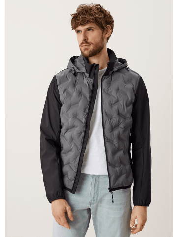 S. Oliver Outdoor Jacke langarm in Schwarz-grau