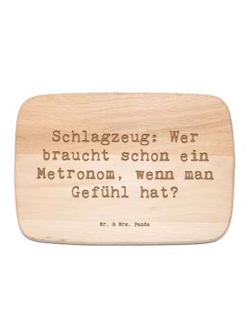 Mr. & Mrs. Panda Holzbrett Spruch Schlagzeug Gefühl mit Spruch in Transparent