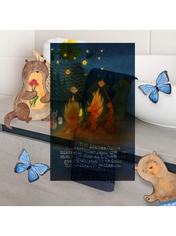 Mr. & Mrs. Panda Gästehandtücher Bär & Marienkäfer Lagerfeuer De... in Weiß